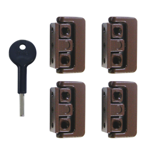 BRN 4 Locks + 1 Key Visi