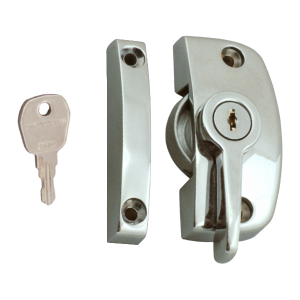 Brushed Silver Locking With 11.5mm Keep