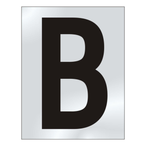 75mm 'B' Text CP Visi