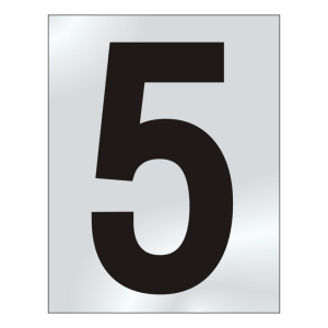 75mm '5' Text CP Visi