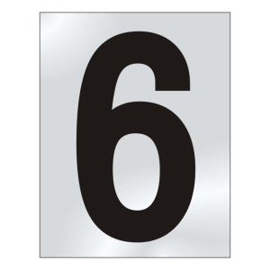 75mm '6' Text CP Visi